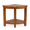 The LOKI, Teak Corner Bench With Basket